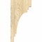 Ekena Millwork Pescadero Rough Sawn Corbel, Douglas Fir, 4"W x 12"D x 24"H COR04X12X24PEC00RDF - alternate 3